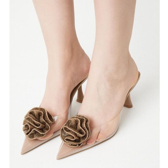 ZARA Embellished Heels NWT - Picture 4 of 13